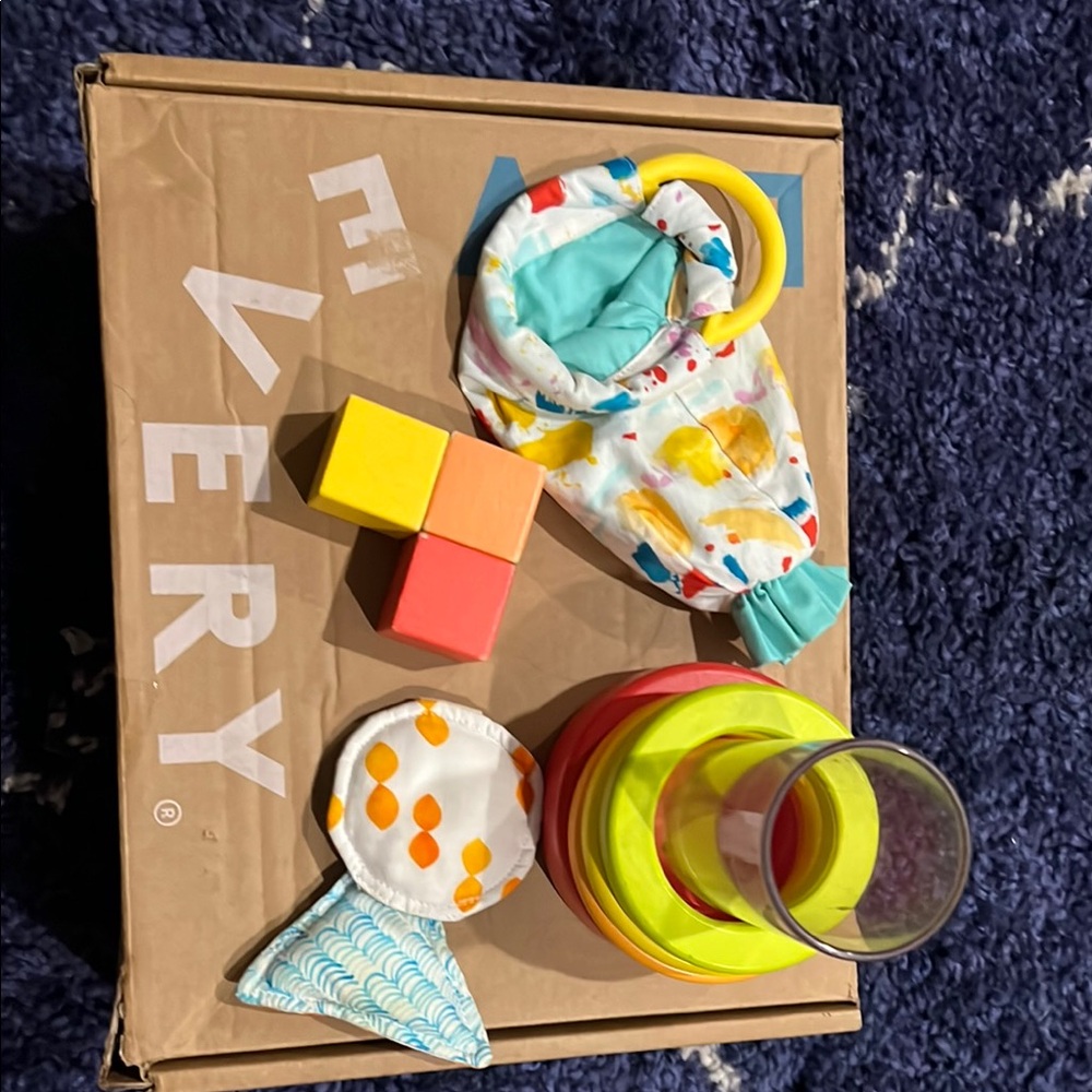 Yellow and Red Learning Toys Set